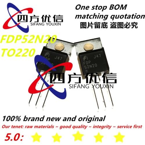 SZFTHRXDZ 100% new original (10PCS) FDP52N20 52N20 TO220