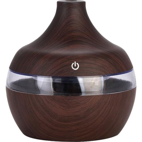 300ML USB LED Lights Home Office Essential Oil Diffuser Mute Humidifier Portable Mist Maker Electric Humidifier Essential Aroma