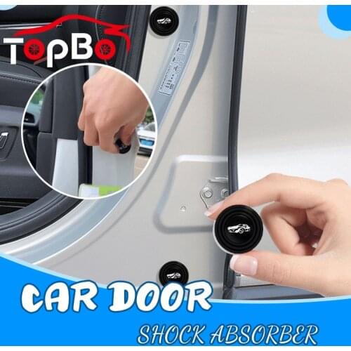 4/8 Pcs Silicone Car Door Shock-absorbing Anti-Noise Buffer Gasket General Closing Door Pads Anti-collision Stickers Car Styling