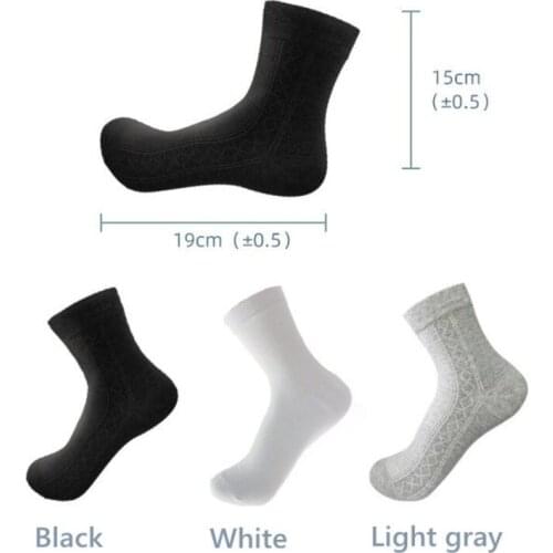 5 Pairs Plus Size 38-46 Cotton New Styles Mens Socks Black White Business Man Socks Breathable Summer Winter For Male Socks