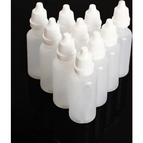 50pc 30ml Useful Squeezable Eye Liquid Dropper Bottles with Childproof Cap Bottles Eye Drops Refillable Bottles -35