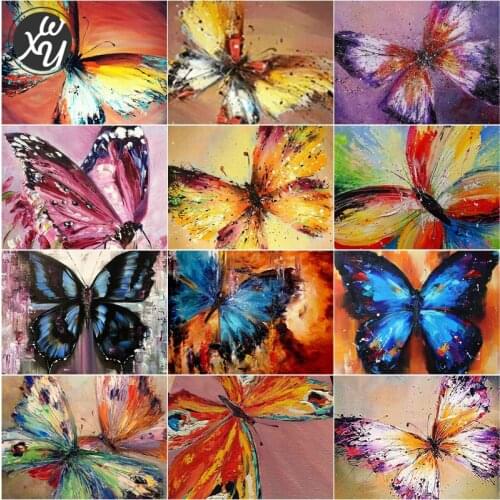 Diamond Painting Butterfly Full Drill Cross Stitch Kits for Adult Square Round Mosaic Art Accessories Rhinestones for Home Decor
