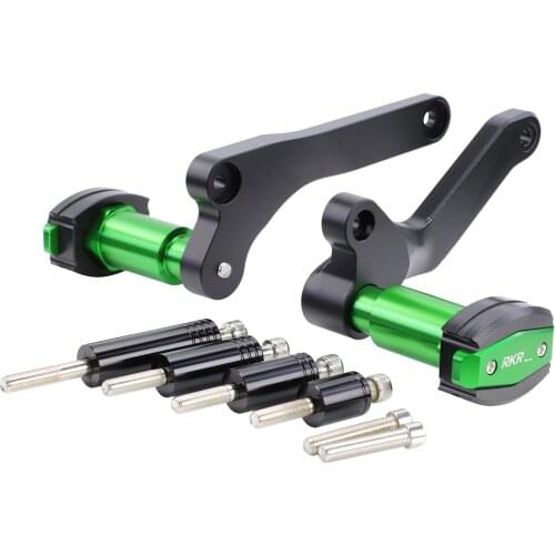 MOTORCYCLE CNC ALUMINUM FRAME SLIDER CRASH GUARD SET ENGINE PROTECTIVE FOR KAWASAKI NINJA 400 Z400 2018-2021