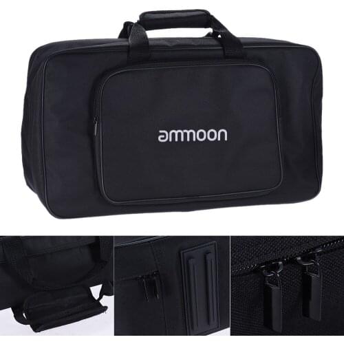 Ammoon DB-3 Portable Guitar Effect Pedal Board Pedalboard Aluminum Alloy with Carrying Bag Pedals Mounting Tapes