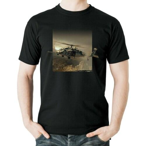 Aviation Themed Sikorsky HH-60 Pave Hawk Transport Helicopters T-Shirt Summer Cotton Short Sleeve O-Neck Mens T Shirt New S-3XL