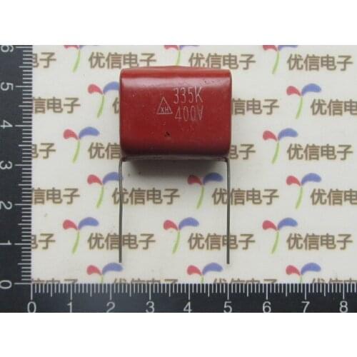 Free Ship 100pcs/lot High Quality CBB Polypropylene film capacitor pitch 27mm 400V 335 3.3UF CBB/CL CBB capacitor 3.3UF