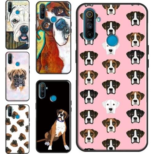 Boxer Dog Case For OPPO Realme GT Neo Q3 6 7 8 Pro C3 C11 C15 C21 OnePlus 9 Pro 8 Pro 9R 7T 8T Cover