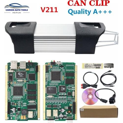 V190 Can Clip Diagnostic Tool Full Chip Gold PCB Board With CYPRESS AN2135SC/2136SC CAN Clip Interface OBD2 Scanner