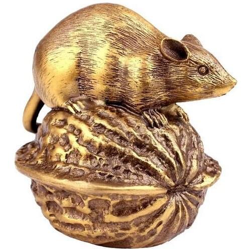 Nut Rat Zodiac Creative Retro Decoration | Zodiac decoration, cute craft symbol, gorgeous animal decoration