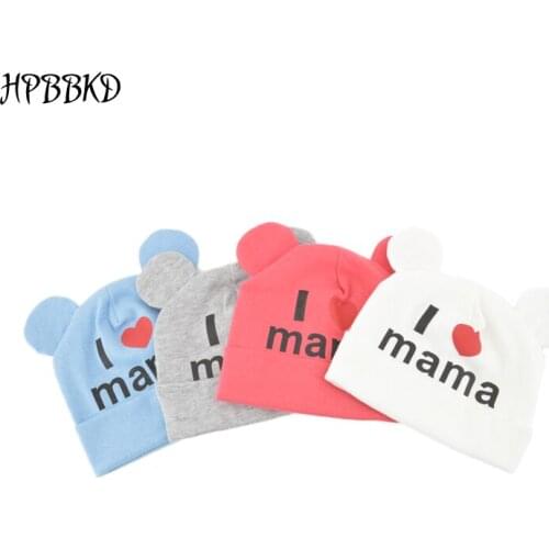 HPBBKD 4pcs/set Baby Boy Hat Newborn Toddler Baby Girl Beanie Hat Cartoon Kids Baby Boys Girls Cap Accessories Skullies TTM-003