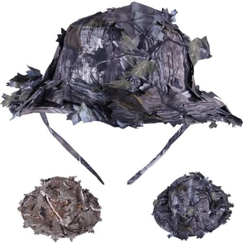 Maple Leaf Camouflage Hat Mens Camping Mountaineering Hat Summer Quick-drying Fisherman Military Training Big-edge Basin Hat