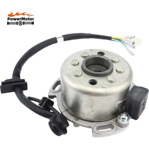 Motorcycle Magnetic Motor Stator Coils Magneto Housing For Lifan 150cc Engines Pit Dirt Bike Stator Magneto Coils Parts