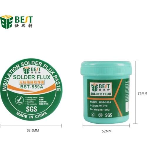 BEST BST-559A 100g Insulation Solder Paste Flux BGA PCB IC Parts Welding Soldering Gel Tool