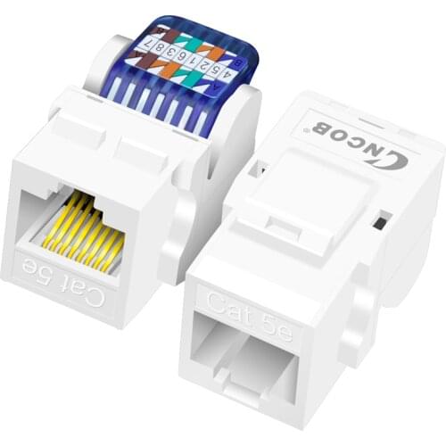 CNCOB tool-free installation super five network module rj45 network cable crystal head socket computer communication information