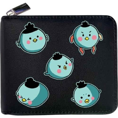 New Arrival Anime Scissor Seven Wallet PU Leather Short Purse With Card Holder