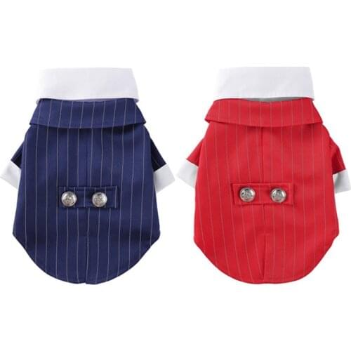 Pet Clothes Dog Tuxedo Suit For Small Medium Large Dog Puppy Shirt with Removable Bow Tie Formal Outfit Wedding Party Costume