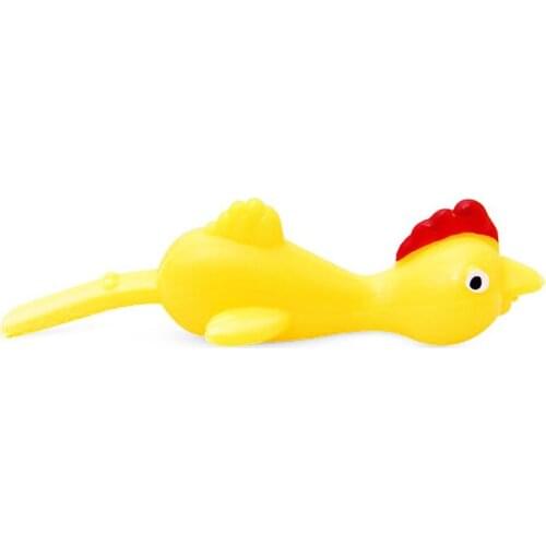 Finger Flipping Chick Soft Glue Adhesive Yellow Chicken Sticky Wall Vent Creative Tricky Childrens Toy Childrens Day Gift