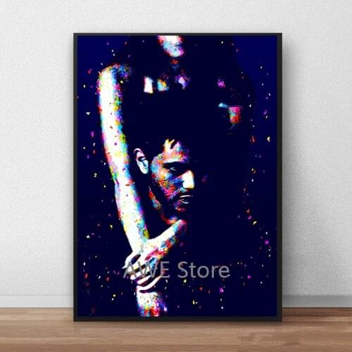 The Weeknd Poster Wall Art Trilogy Music Album Cover Canvas Painting Posters and Prints Abstract Decorative Home Room Decor