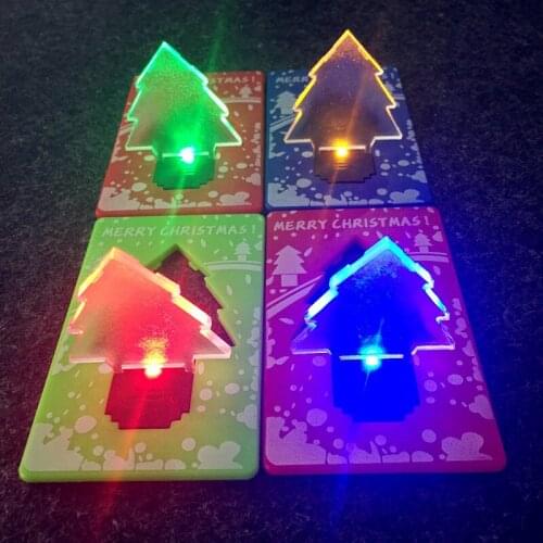Christmas new year birthday toy flashing Card lamp LED button battery light bulb card lamp gift
