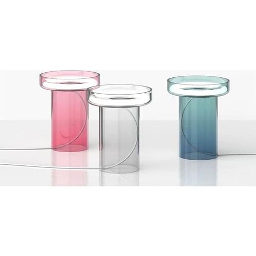 Modern Table Lamp Nordic Creative Stained Glass Lamp For Bedroom Living Room Decoration Bedside Lamp Art Decor Led Light Fixture