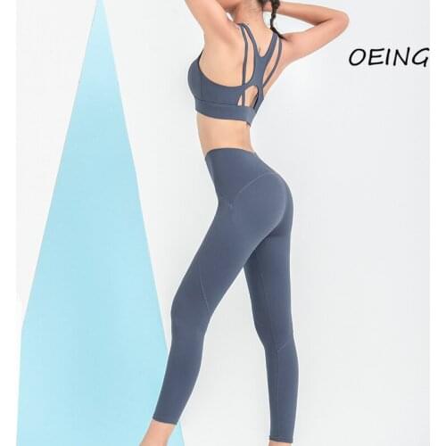Workout Two Piece Yoga Set Outfits Sport Bras Jogging Suits Gym Clothes Leggings Sets