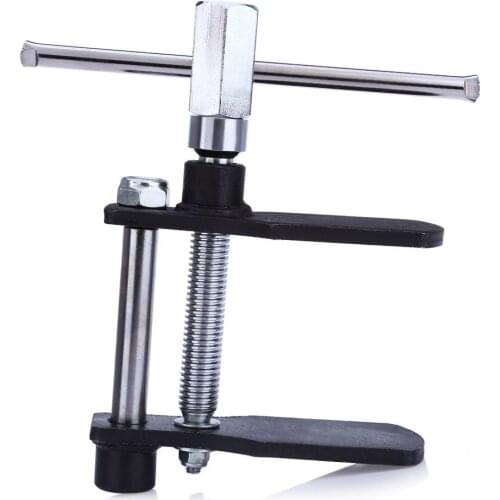 Car Caliper Piston Compressor Installation Adjustable Blackened Steel Spreader Plates T-bar Disc Brake Pad Spreader Tool