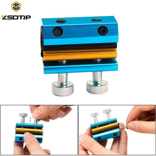 ZSDTRP Motorcycle Aluminium Cable Lube Tool Lubrication Wire Oiler Brake Line Refueling Clutch Cable Line Clear Clean Washer