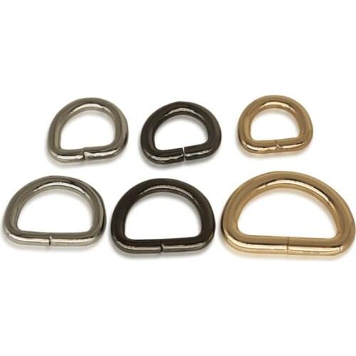 20Pcs Thickness 4mm Hand Bag Purse Strap Belt Dog Collar Chain Web O Dee D Ring Buckle Clasp DIY Heavy Duty Strong Thickness