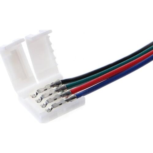 5 Pcs 15cm 4 Pin 4 Pin 5050 3528 LED RGB Strip Extension Connector Cable Wire N58A