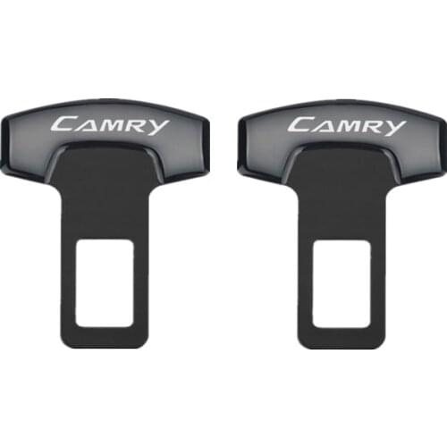 For Toyota camry accessories car styling Safety Belt Buckles Real Trucks Car Seat Safty Belt Alarm Canceler Stopper 2PCS
