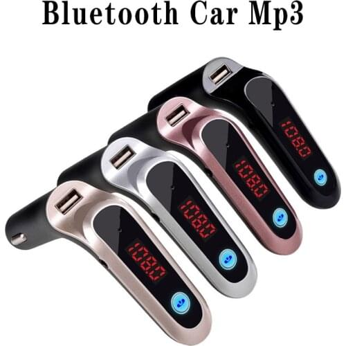 Bluetooth Handsfree Wireless Auto FM Transmitter Modulator G7/aux Car Kit Audio MP3 Player USB Charger TF SD LCD Car Accessories