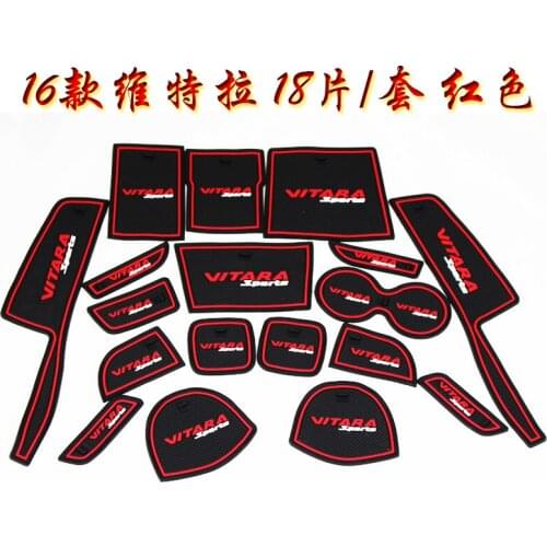 Car style car slot port pad coaster for 2016 Suzuki Vitara car styling car cover