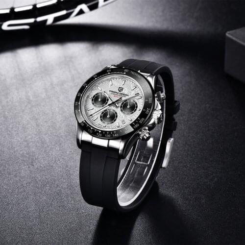 2021 PAGANI DESIGN Mens Quartz Watches Automatic Date Luxury Gold Wristwatch Men Waterproof Chronograph Japan VK63 Montre Homme