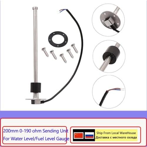 Hot Sale Fuel Sender Unit For Marine Boat Car Fuel Level Gauge Flow Sensor Liquid fit Fuel Water Guage 200mm Sending Unit