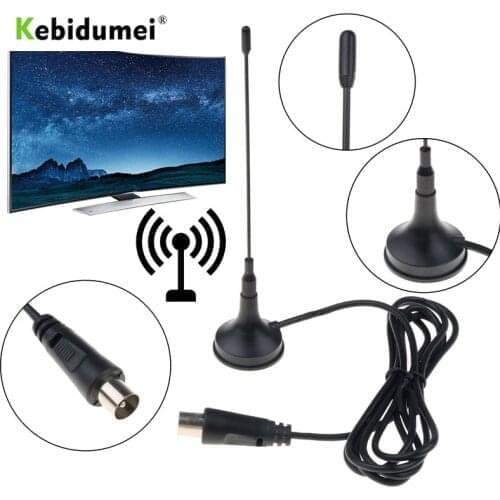 Kebidumei DVB-T/T2 5DBi Indoor Antenna Mini TV Antenna Aerial Digital For DVB-T TV HDTV Easy To Install
