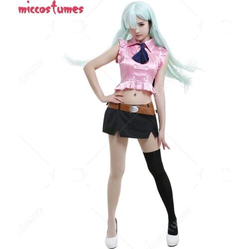 The Seven Deadly Sins Elizabeth Cosplay Costume Halloween Party Dress Clothing