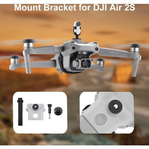 Mount Bracket for DJI Air 2S Drone Extended Bracket Holder Upper Mount Transfer Adapter for 360 Panorama Camera Camera Accessory