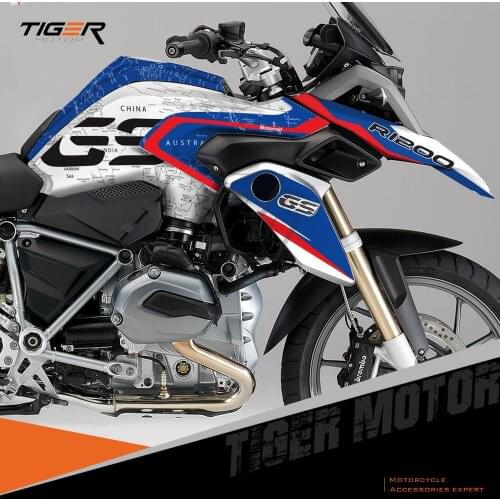 Motorcycle Graphics Decals Kit Body Stickers Case for BMW R1200GS R1200 GS LC 2014-2018