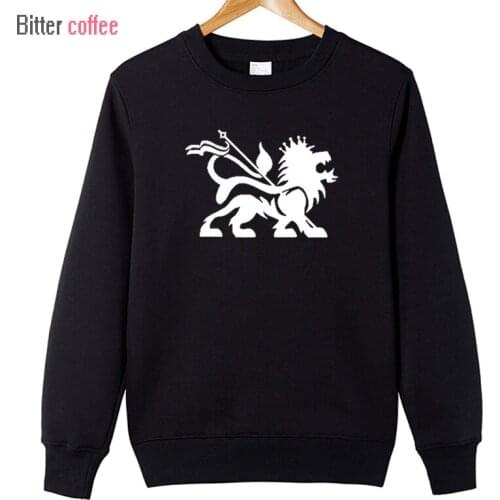 Autumn And Winter Hot Sale NEW WLion Of Judah Reggae Bob Marley Rasta printing Hoodies Sweatshirts Mens Hoodies