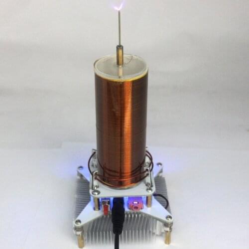 Music Tesla Coil Put Music Ion Windmill Wreath Spaced Lights Wireless Transmission Amplifier