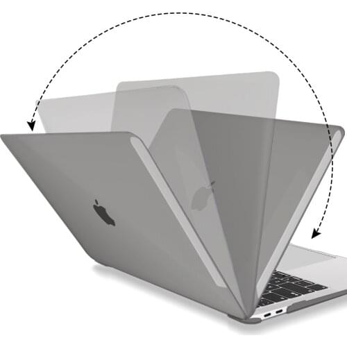 Transparent Plastic Hard Case For MacBook 13Air A1466 A1369 Retina Pro 13 15 16 Inch Laptop Case + Keyboard Cover A2141 A1278