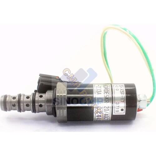 Sinocmp SH200-2 Solenoid Valve KDRDE5KR-20/40C13-203A3 SKX5P-17-210 for Sumitomo Excavator