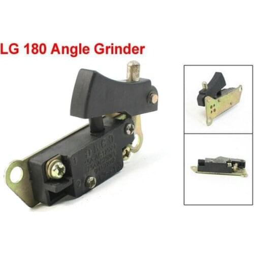 Angle Grinder Manual Lock Trigger Switch AC125V/15A AC250V/7.5A for LG 180 2pcs