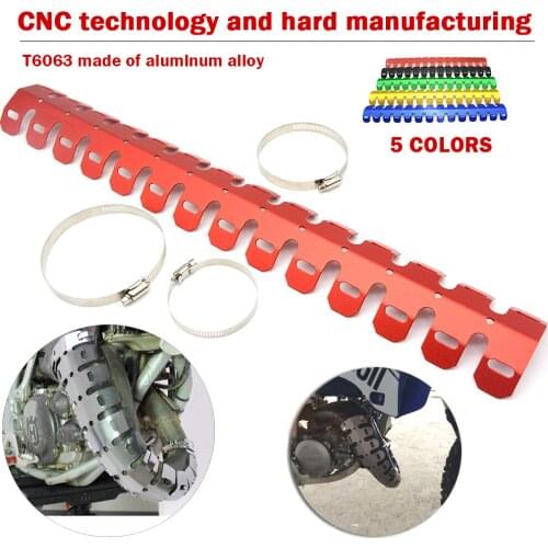 Hot Motorcycle Exhaust Muffler Pipe Leg Protector Heat Shield Cover For 50 65 85 105 125 144 150 250 350 450 505 525 SX SX-F