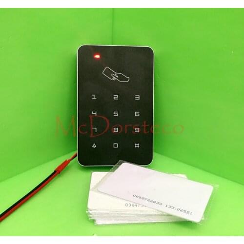 High quality rfid 125khz id tag security card access controller keypad Door Access Control System Free 10 ID keyfob