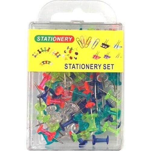 40pcs/set Mini Colored Pushpin Wall Photo Message Drawing Pin Thumbtacks Map Marking Thumb Tack For Home Office Supplies Tools