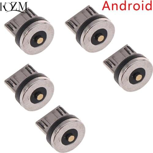5pcs Mobile Phone Charger Magnetic Data Cable Head Charging Cable Adapter