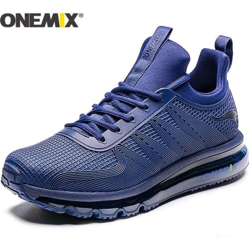 Free shiping ONEMIX new men running shoes air cushion shock absorption sports sneaker men outdoor walking jogging shoes women