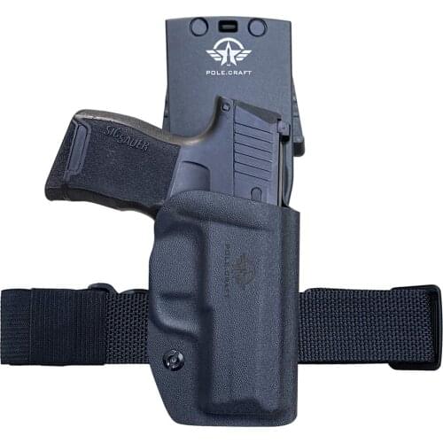 P365 Holster OWB Kydex for Sig Sauer P365 / P365 SAS Pistol Case , Sig P365 SAS Holster - 1.5-2 Inch Belt Clip with Leggings