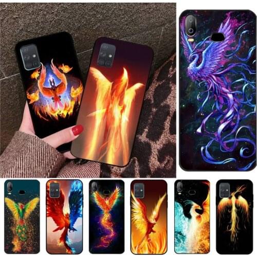 The rising Fire Phoenix bird Art Customer High Quality Phone Case For Samsung A10 A20 A30 A40 A50 A70 A80 A71 A91 A51 A6 A8 2018